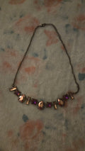 Interstellar Ice Copper Iridescent Gem Necklace